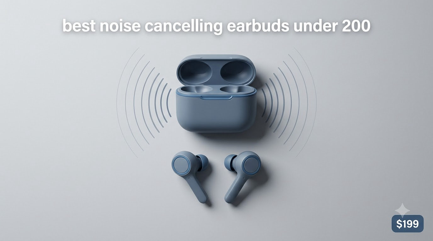 best noise cancelling earbuds under 200