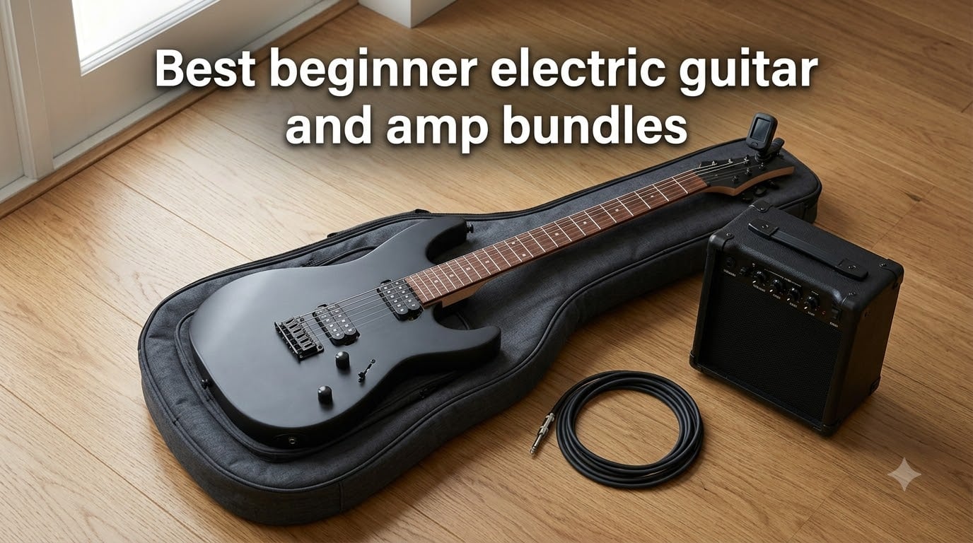 Best beginner electric guitar and amp bundles