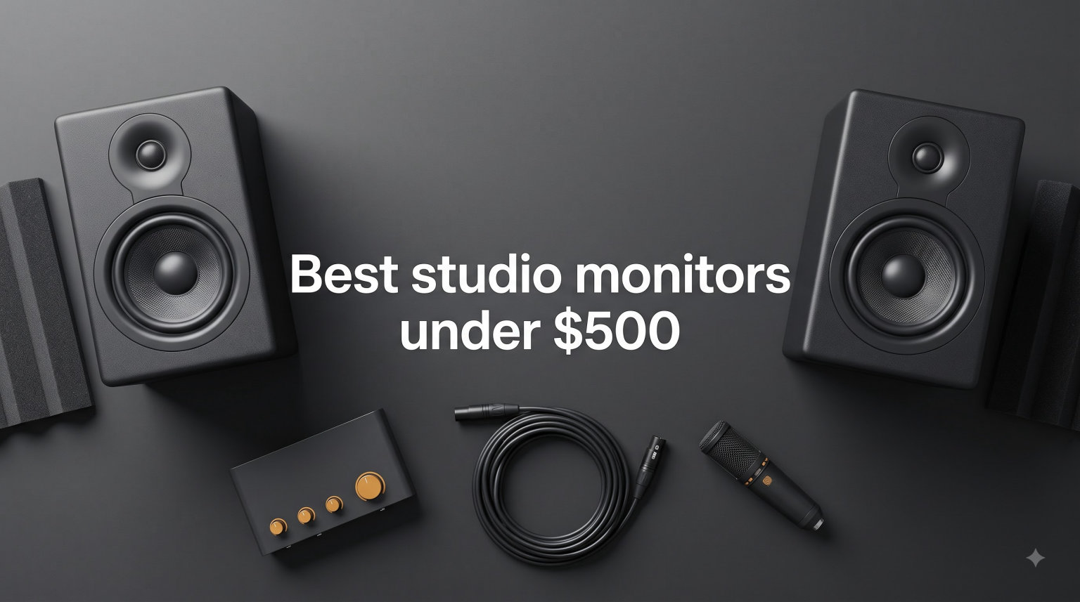 Best studio monitors under $500