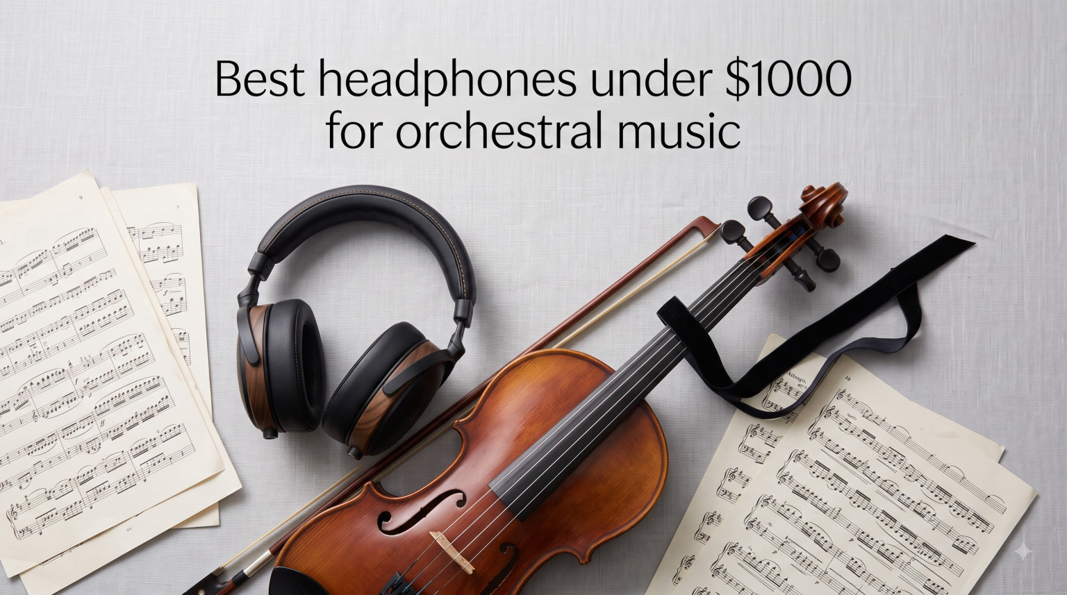 Best headphones under $1000 for orchestral music