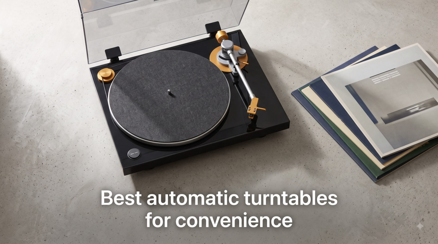 Best automatic turntables for convenience
