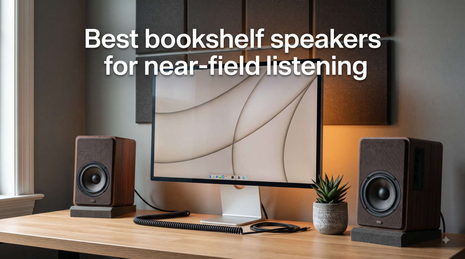 Best bookshelf speakers for near-field listening