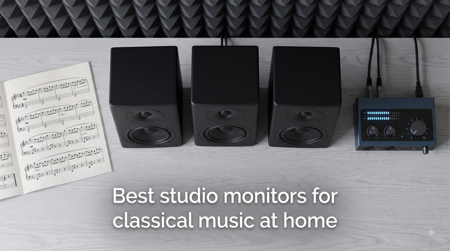 Best studio monitors for classical music at home