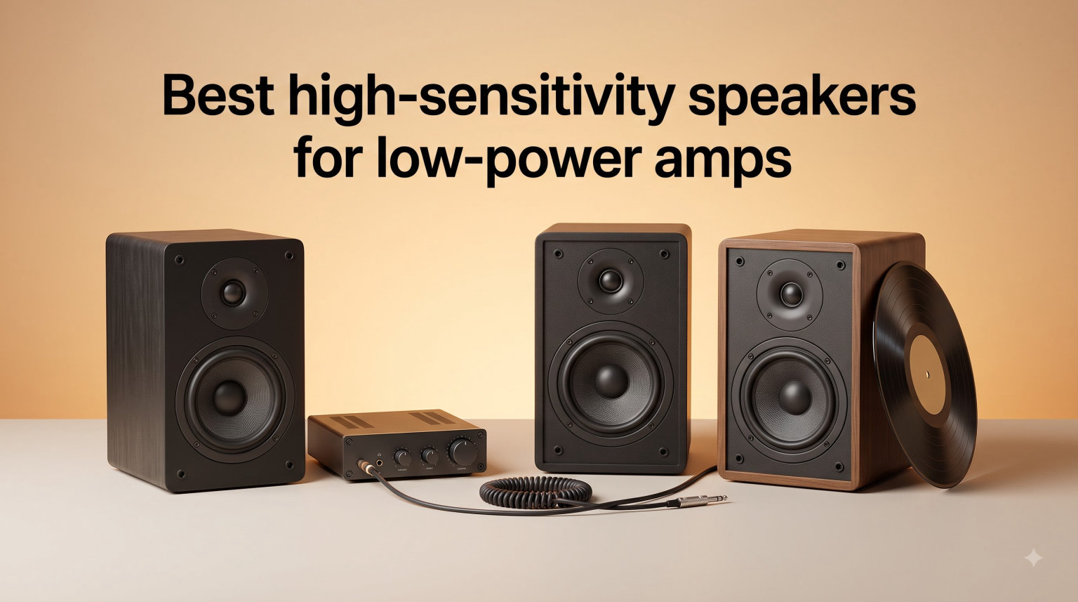 Best high-sensitivity speakers for low-power amps