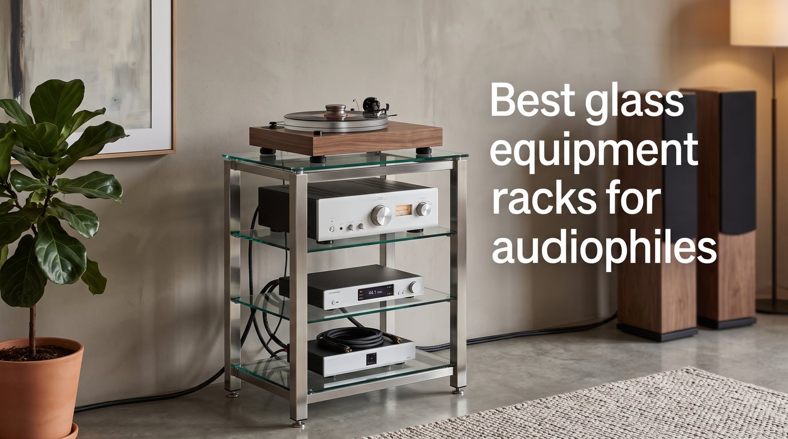 Best glass equipment racks for audiophiles
