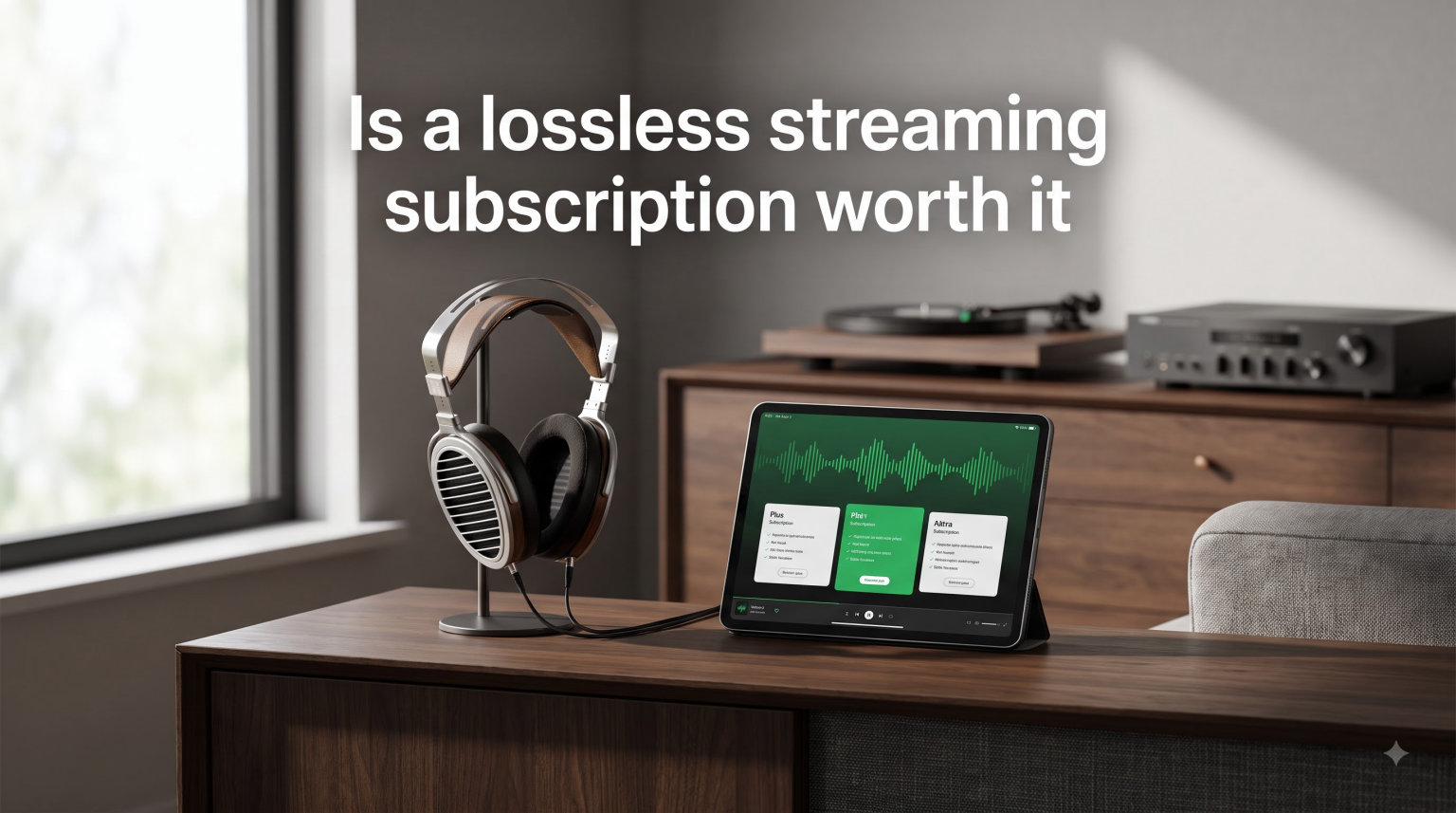 Is a lossless streaming subscription worth it