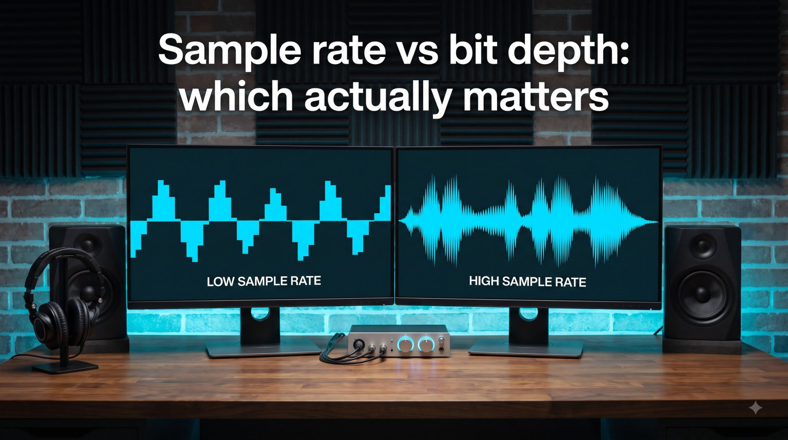 Sample rate vs bit depth: which actually matters