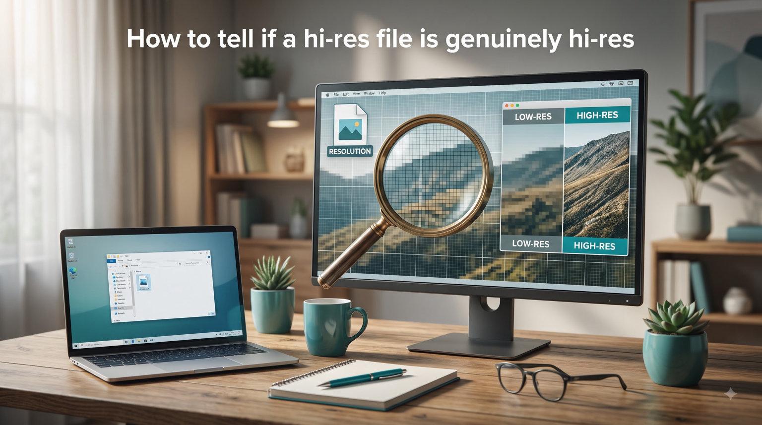 How to tell if a hi-res file is genuinely hi-res