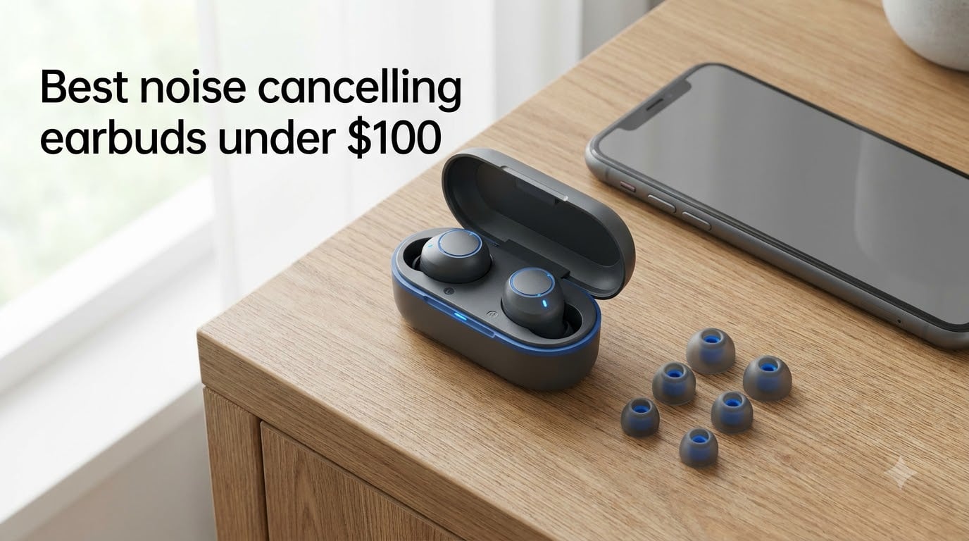 Best noise cancelling earbuds under $100