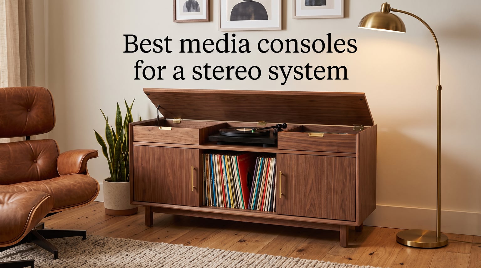 Best media consoles for a stereo system