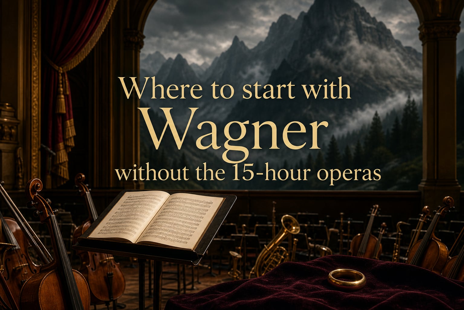 Where to start with Wagner without the 15-hour operas