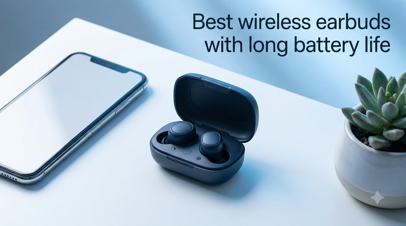 Best wireless earbuds with long battery life