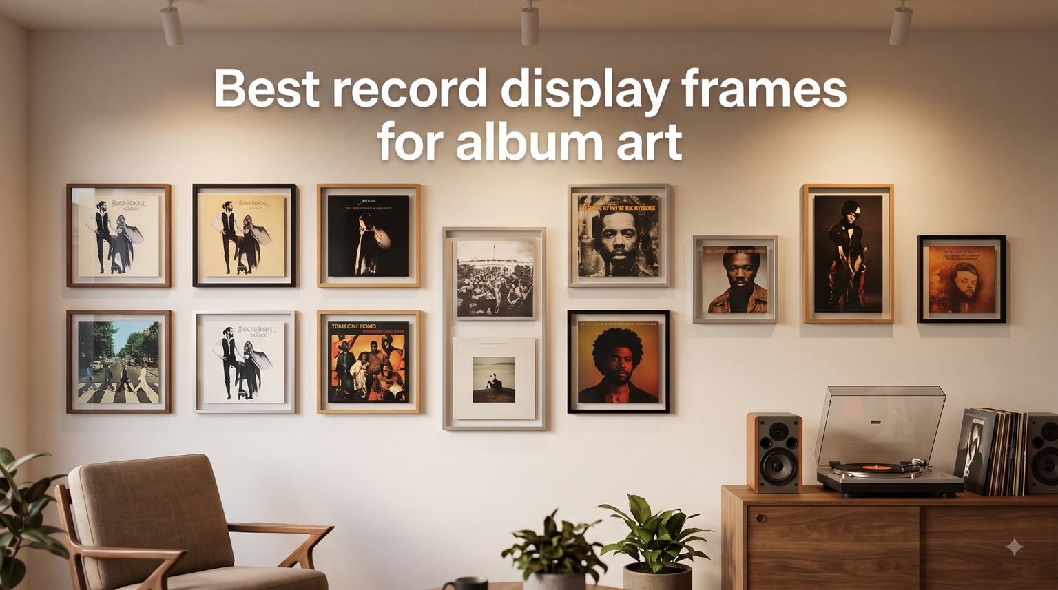 Best record display frames for album art