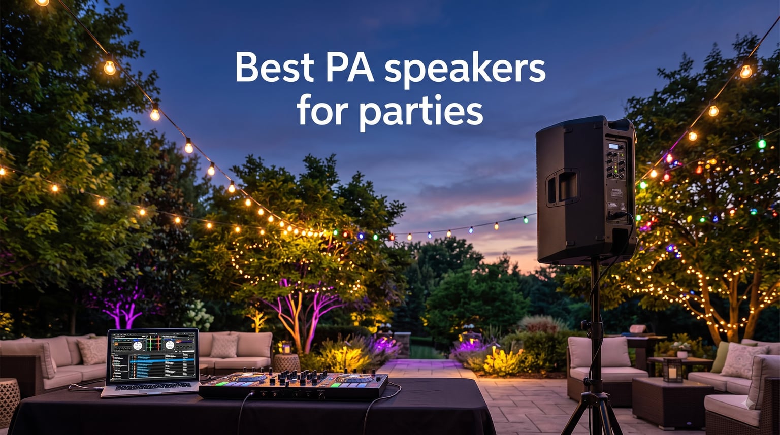 Best PA speakers for parties