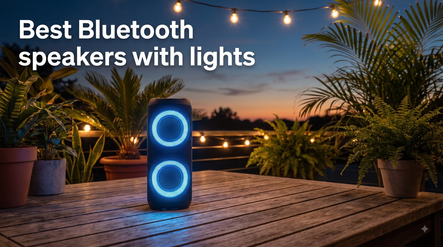 Best Bluetooth speakers with lights