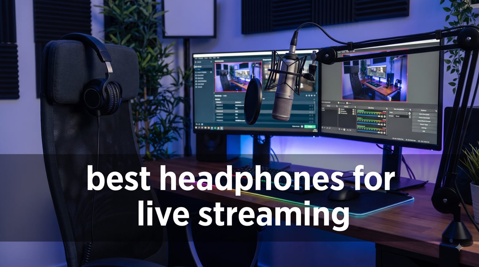 best headphones for live streaming