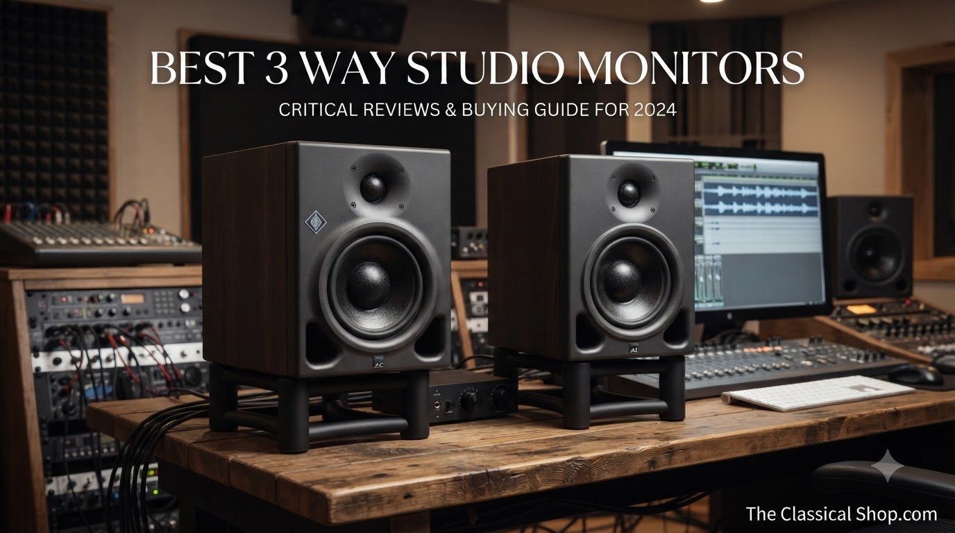 best 3 way studio monitors