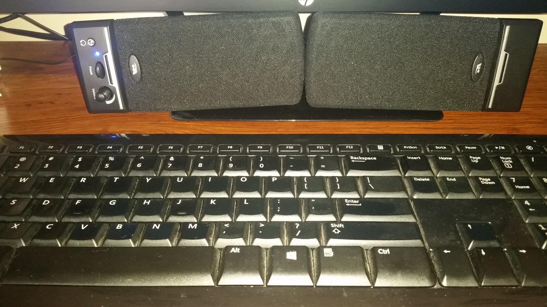 Cyber Acoustics CA-2014 2.0 Computer Speakers, 4W, Stereo Sound customer photo 2