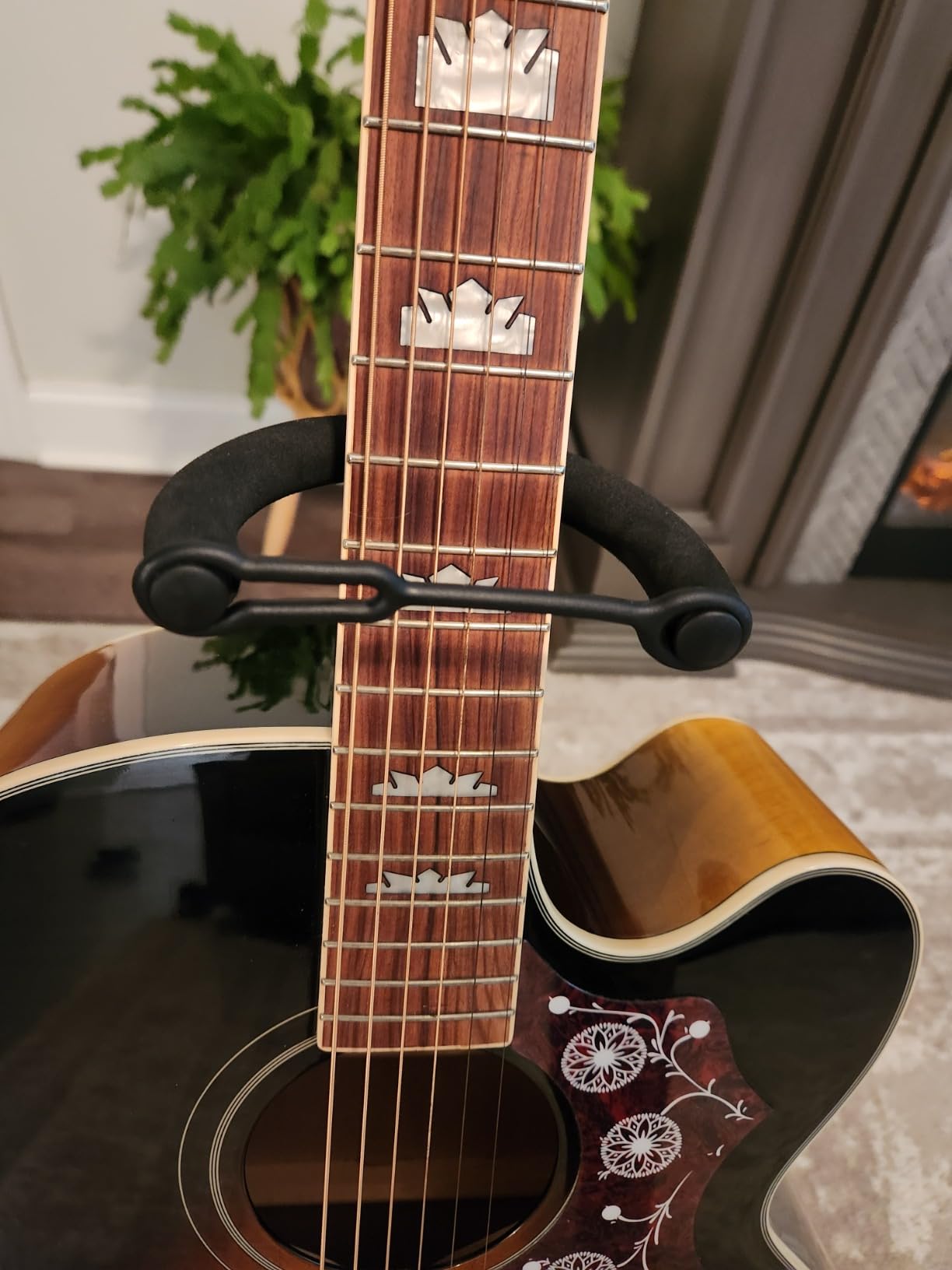OnStage XCG4 Black Tripod Guitar Stand, Single customer photo 1
