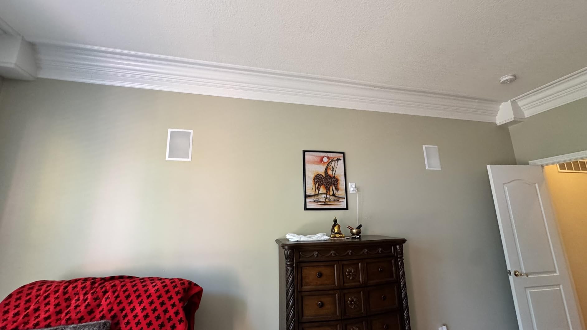 Pyle 150 Watts 5.25'' In-Wall / In-Ceiling Stereo Speakers - 2-Way Flush Mount Stereo Sound Speakers | 5-1/4'' Midbass Speaker - White (Pair) customer photo 2