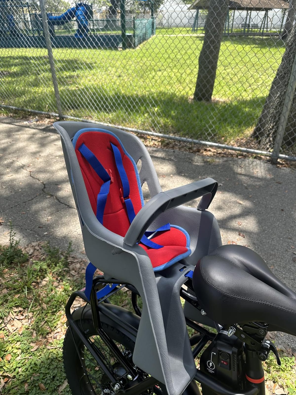 Bell Cocoon 300 Rear Mount Child Bike Seat — 5-Point Harness, Spoke Guard, Fits 26–27 in Bikes, Up to 40 lbs, Ages 1+ customer photo 2