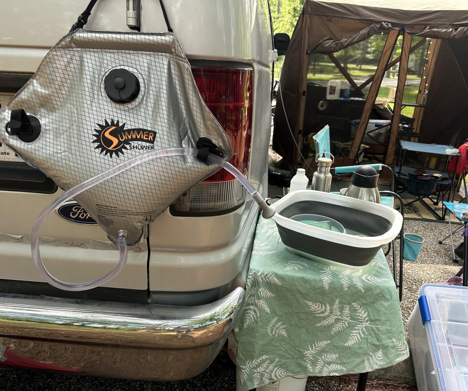 Advanced Elements 2.5 Gallon Summer Shower / Solar Shower,Silver customer photo 2