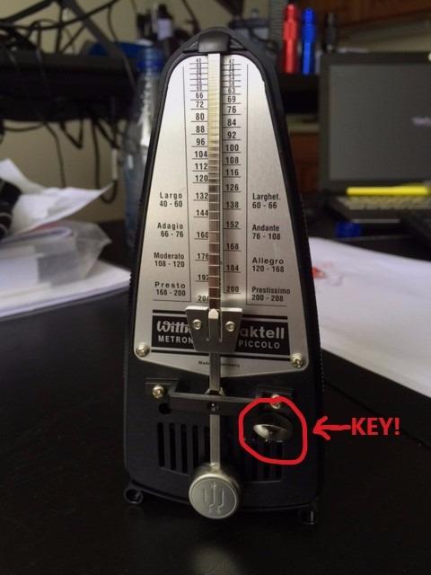 Wittner 836 Taktell Piccolo Metronome, Black customer photo 1