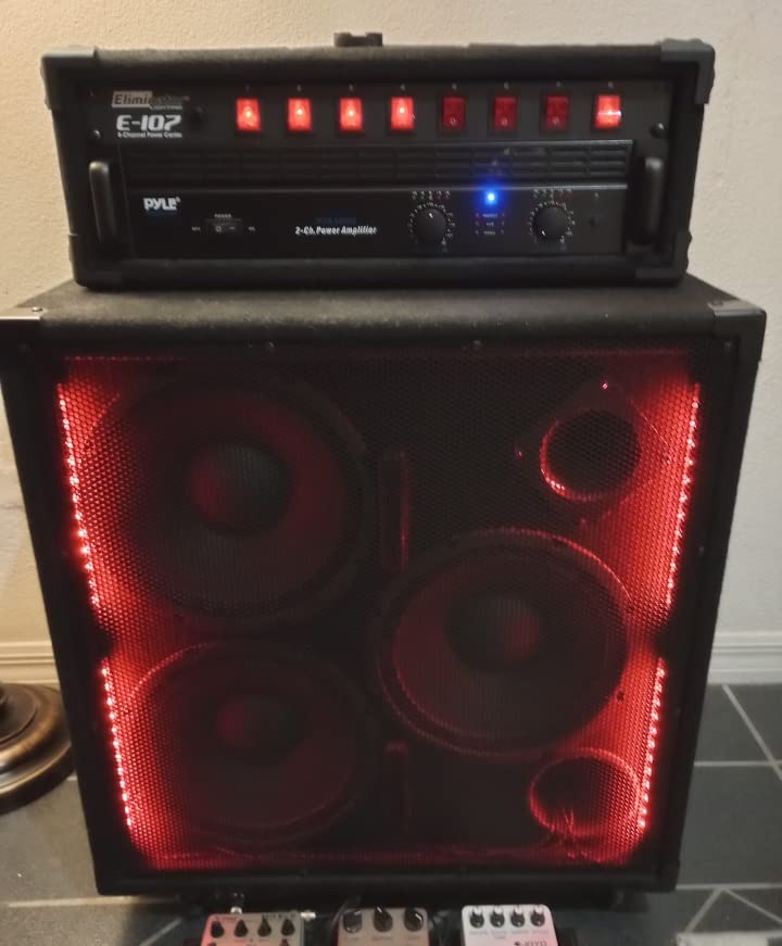 Professional Audio Bluetooth Power Amplifier - 2-Channel Rack Mount Bridgeable, LED Indicators, Shockproof Binding Posts, Cooling Fans 1000 Watt - Pyle PTA1000 customer photo 1