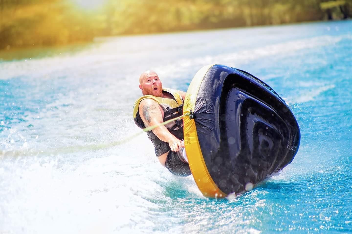 RAVE Sports Diablo II Boat Towable Tube - Inflatable Boating Tube for 1-2 Riders customer photo 1