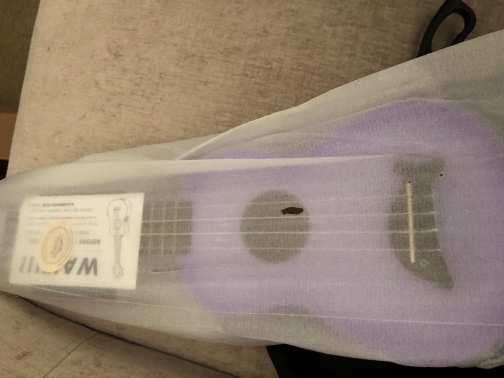 Kala MK-SD-PLBURST Makala Dolphin Soprano Ukulele - Purple Burst customer photo 2