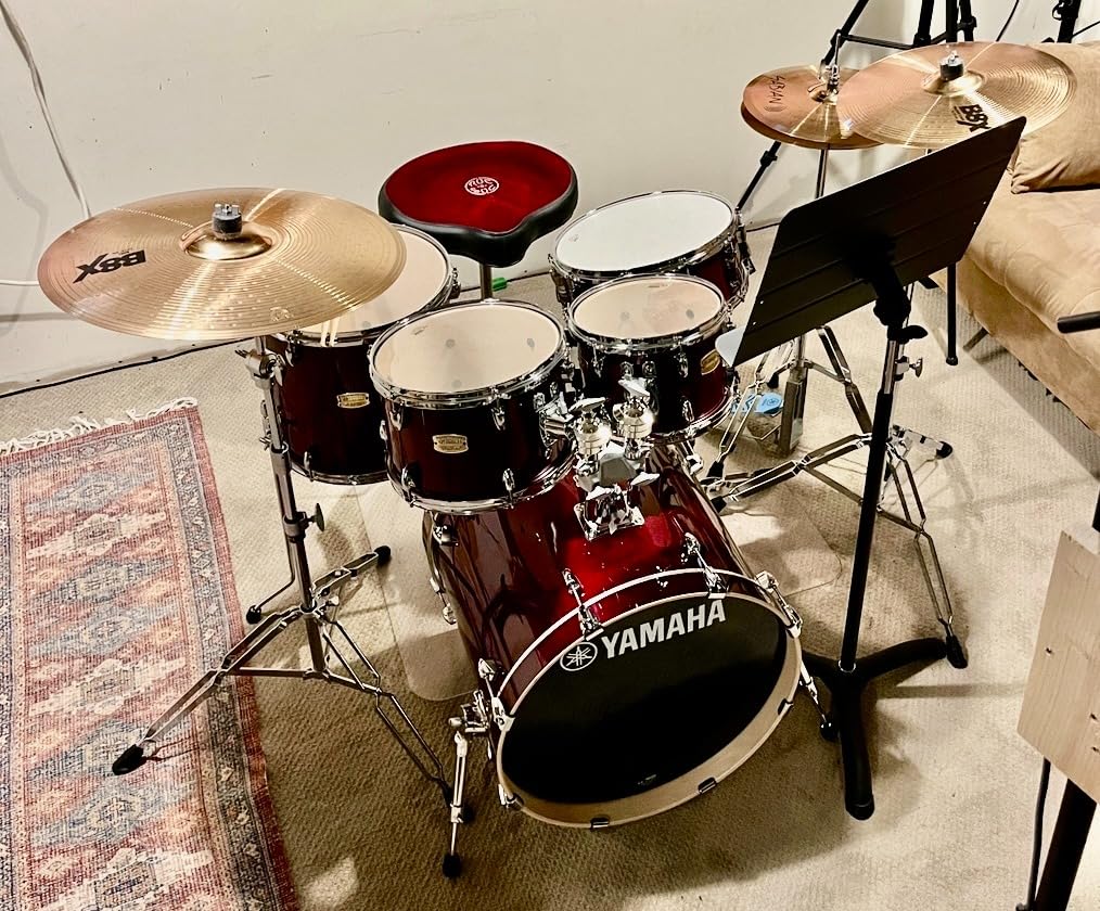 ROC-N-SOC Nitro Gas Drum Throne with Original Saddle - Red customer photo 1