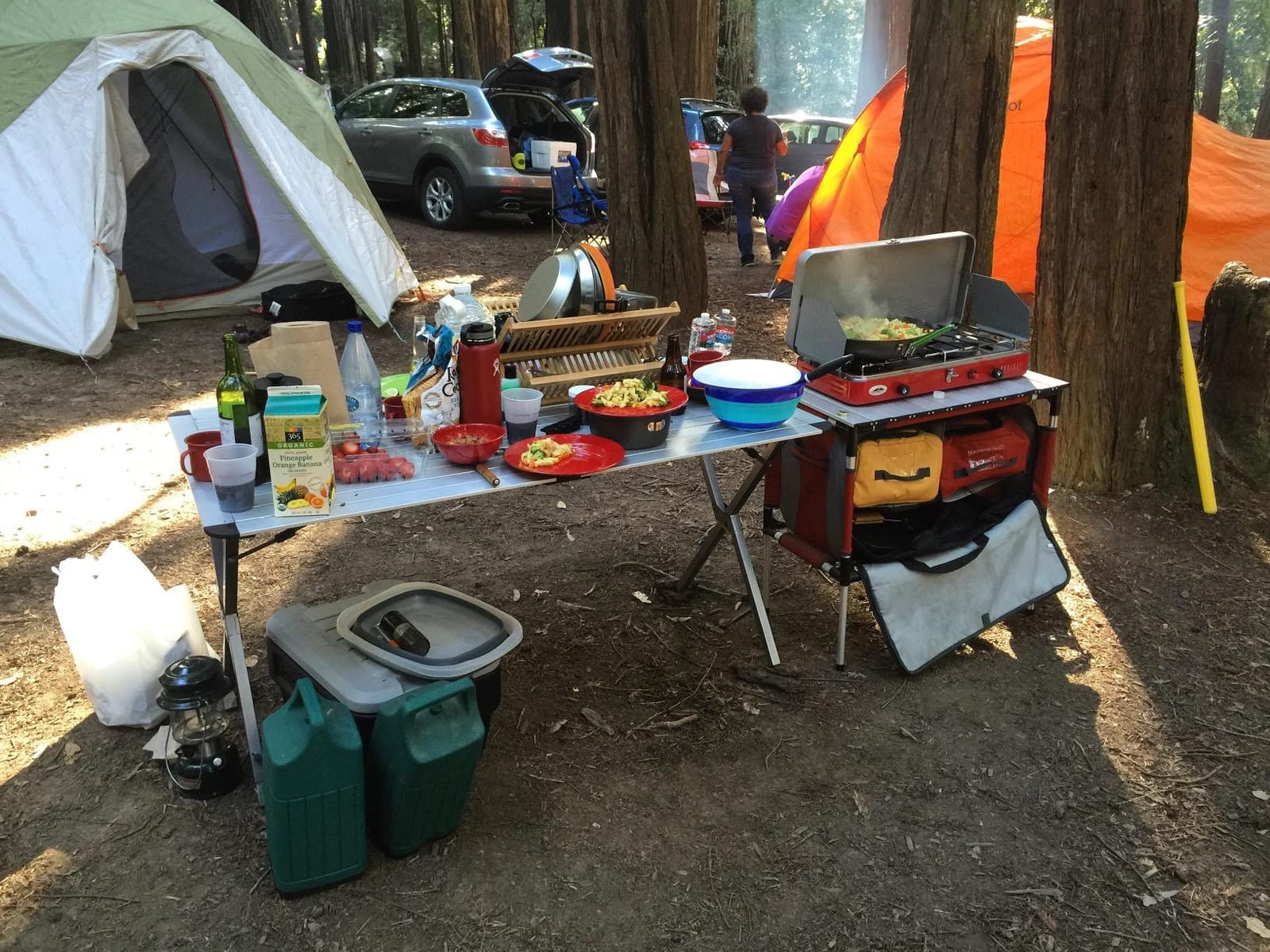 Camp Chef Sherpa Camp Table & Organizer, 27x17 in., Brick customer photo 1