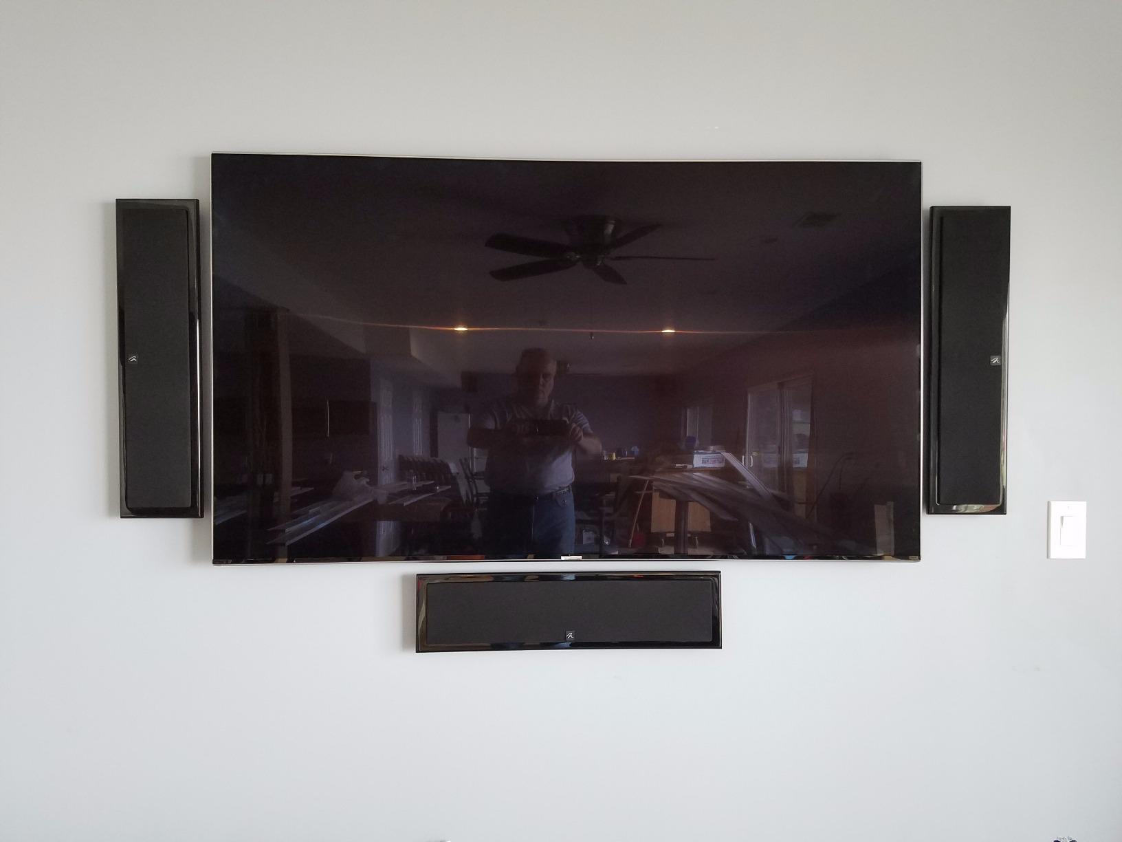 MartinLogan Motion SLM Hi-Performance Flat Panel LCR Speaker - Gloss Black - Each customer photo 1