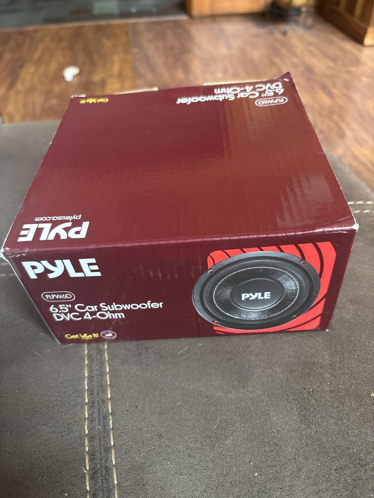 Car Vehicle Subwoofer Audio Speaker - 6.5 Non-Pressed Paper Cone, Black Plastic Basket, Dual Voice Coil 4 Ohm Impedance, 600 Watt Power, Foam Surround for Vehicle Stereo Sound System - Pyle PLPW6D customer photo 2