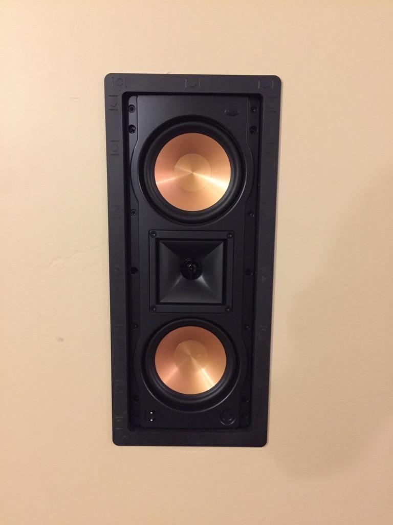 Klipsch R-5502-W II In-Wall Speaker - White (Each) customer photo 2
