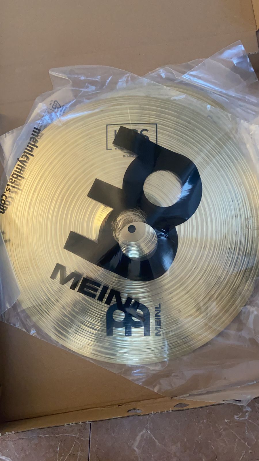 Meinl Cymbal Set Box Pack with 14” Hihats, 18” Crash/Ride, Plus a FREE 14” Crash – HCS Traditional Finish Brass – Made In Germany, TWO-YEAR WARRANTY (HCS1418+14C) customer photo 2