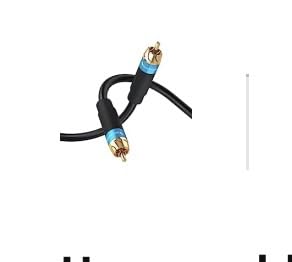 BlueRigger Subwoofer Cable 15FT (Dual Shielded RCA Cables for Subwoofer) customer photo 2