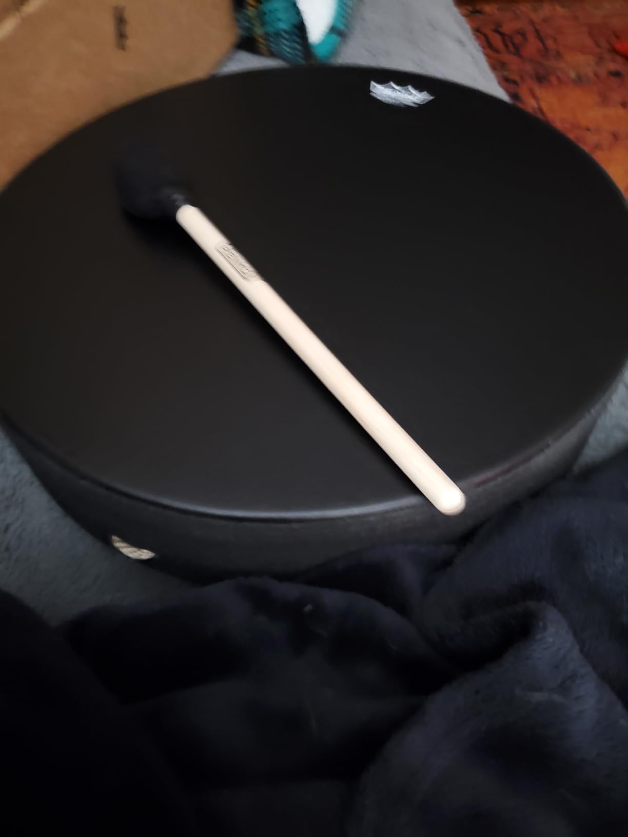 Remo Buffalo Drum - Black Earth, 16