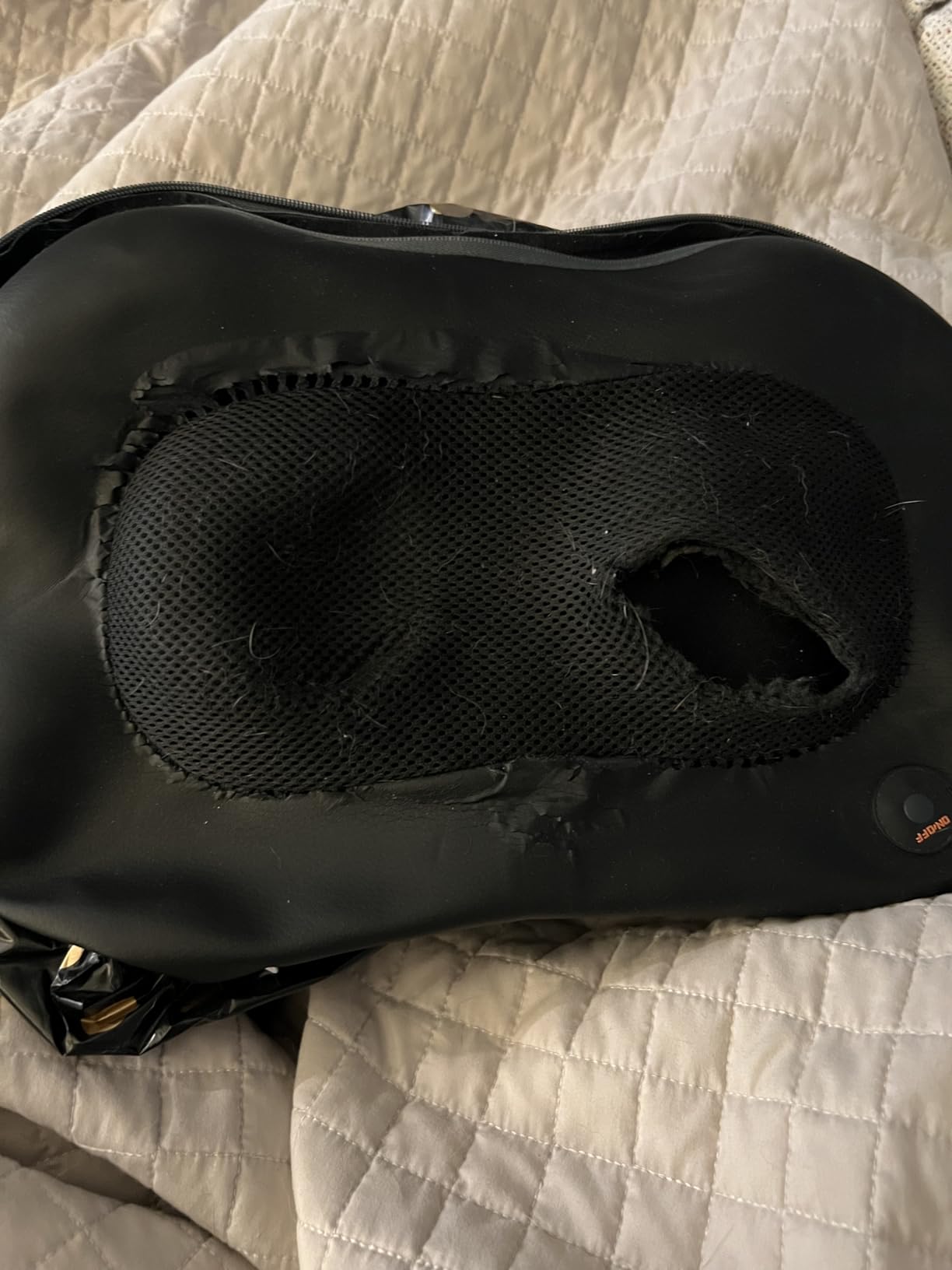 Zyllion ZMA-13 Back and Neck Massager with Heat for Pain Relief, Black customer photo 2