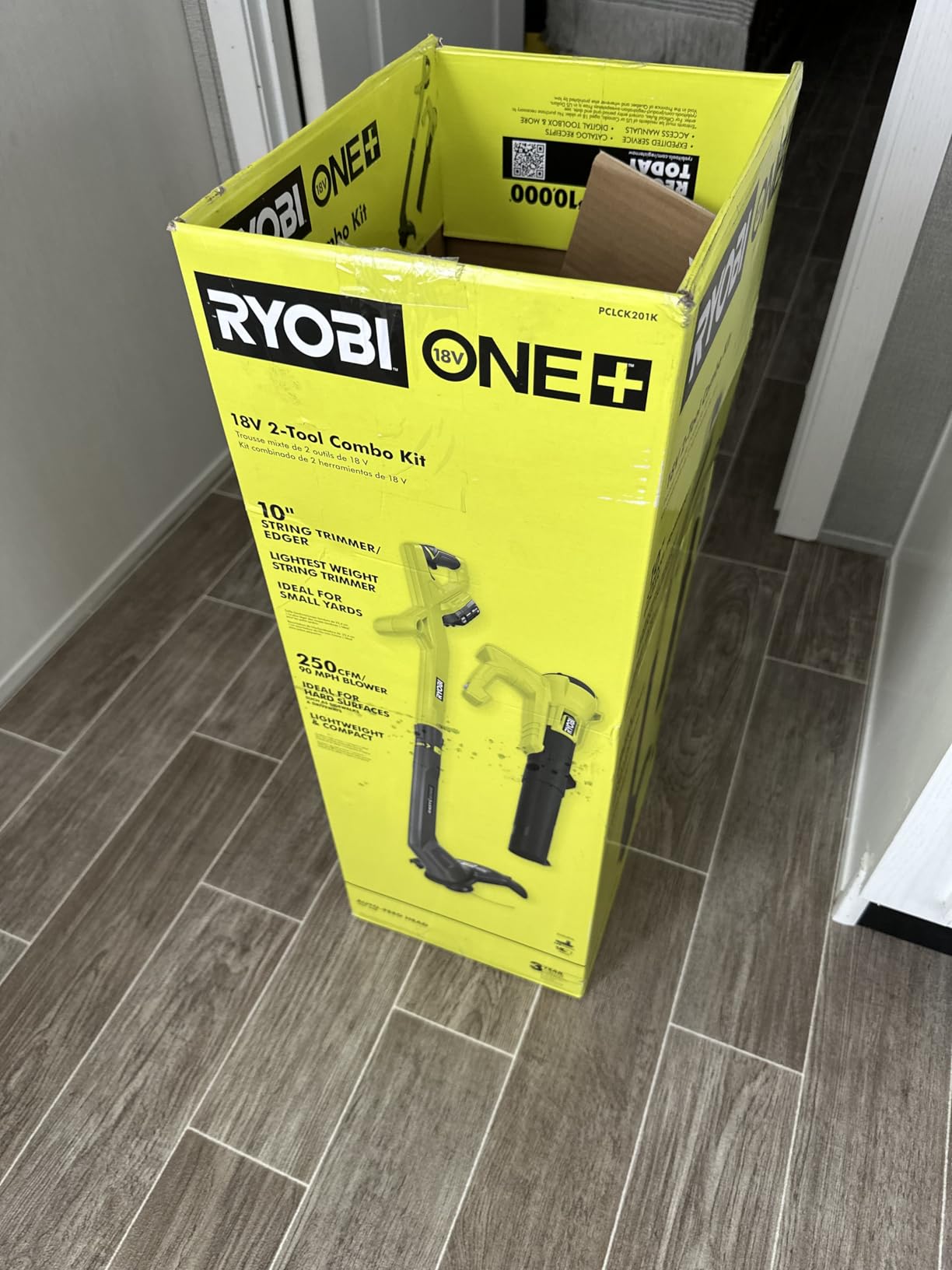 Ryobi One+ 18-Volt Lithium-ion Cordless Electric String Trimmer and Edger customer photo 2