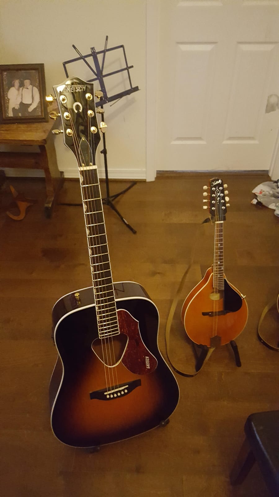 Gretsch G5024E Rancher DREADNOUGHT Acoustic Electric Guitar, Rosewood FRETBOARD, SUNB customer photo 2