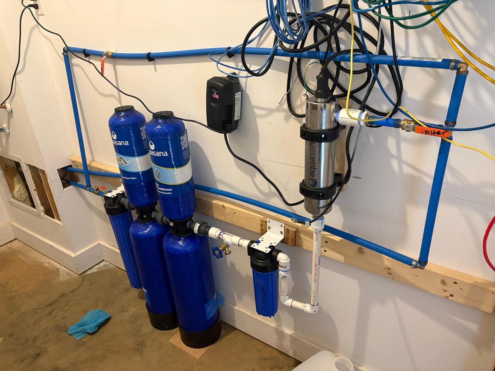 Aquasana Whole House Well Water Filter | 500K Gal | UV | WH-Well-CT-UVS-B customer photo 2
