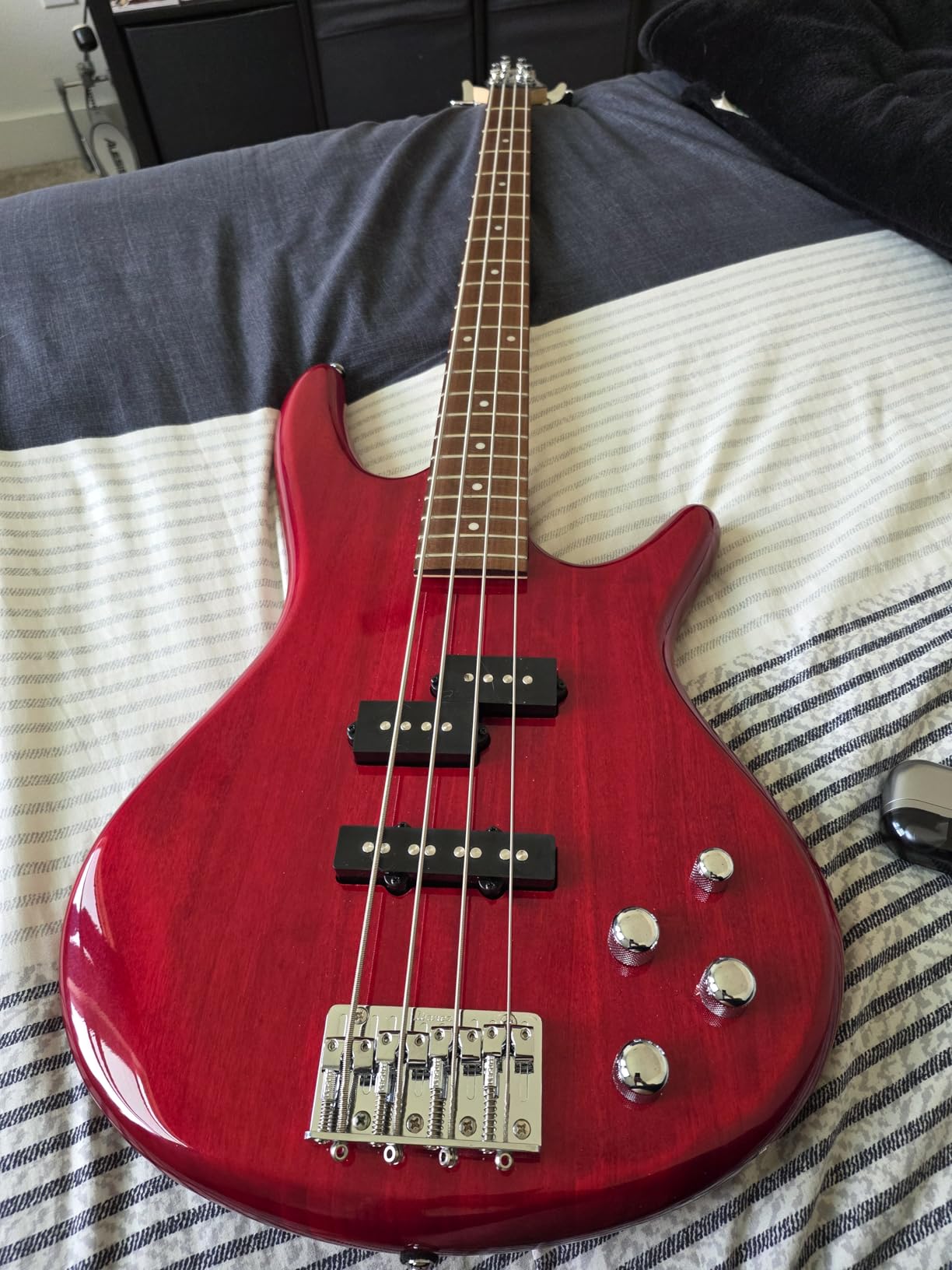 Ibanez GSR200SMNGT GIO - Spalted Maple Top Natural Grey Burst customer photo 2