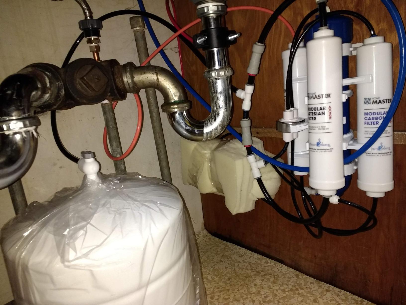 Home Master TMAFC-ERP Artesian Full Contact Reverse Osmosis System, 7-Stages, Patented 2-Pass Alkaline Remineralization, Fast 4.5s Fill Rate, 1:1 Waste Ratio, 8.5” Catalytic Carbon, 5-Yr Limited Parts customer photo 2