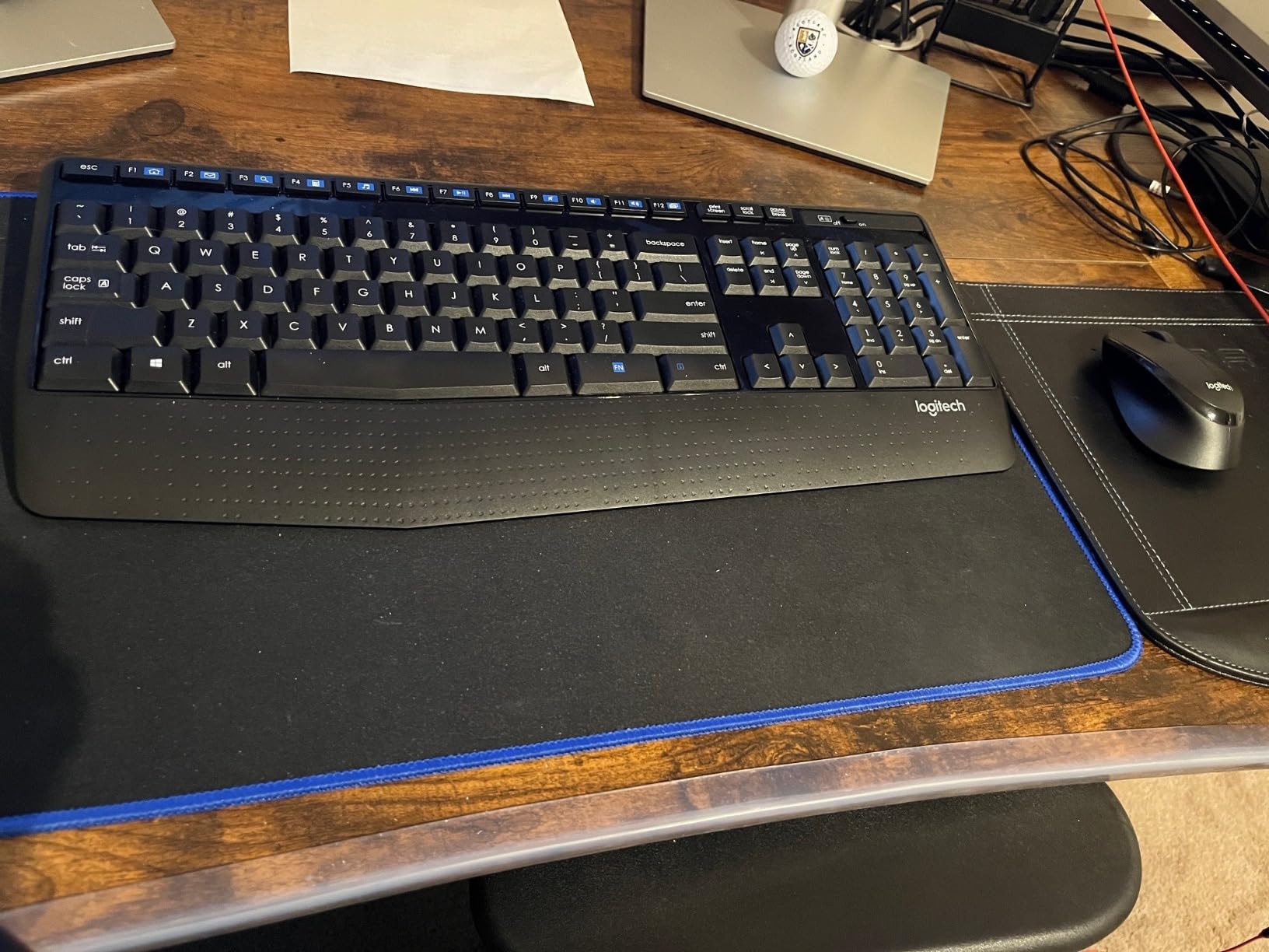 Logitech MK345 Full Size Wireless Keyboard and Mouse Combo - Black customer photo 2
