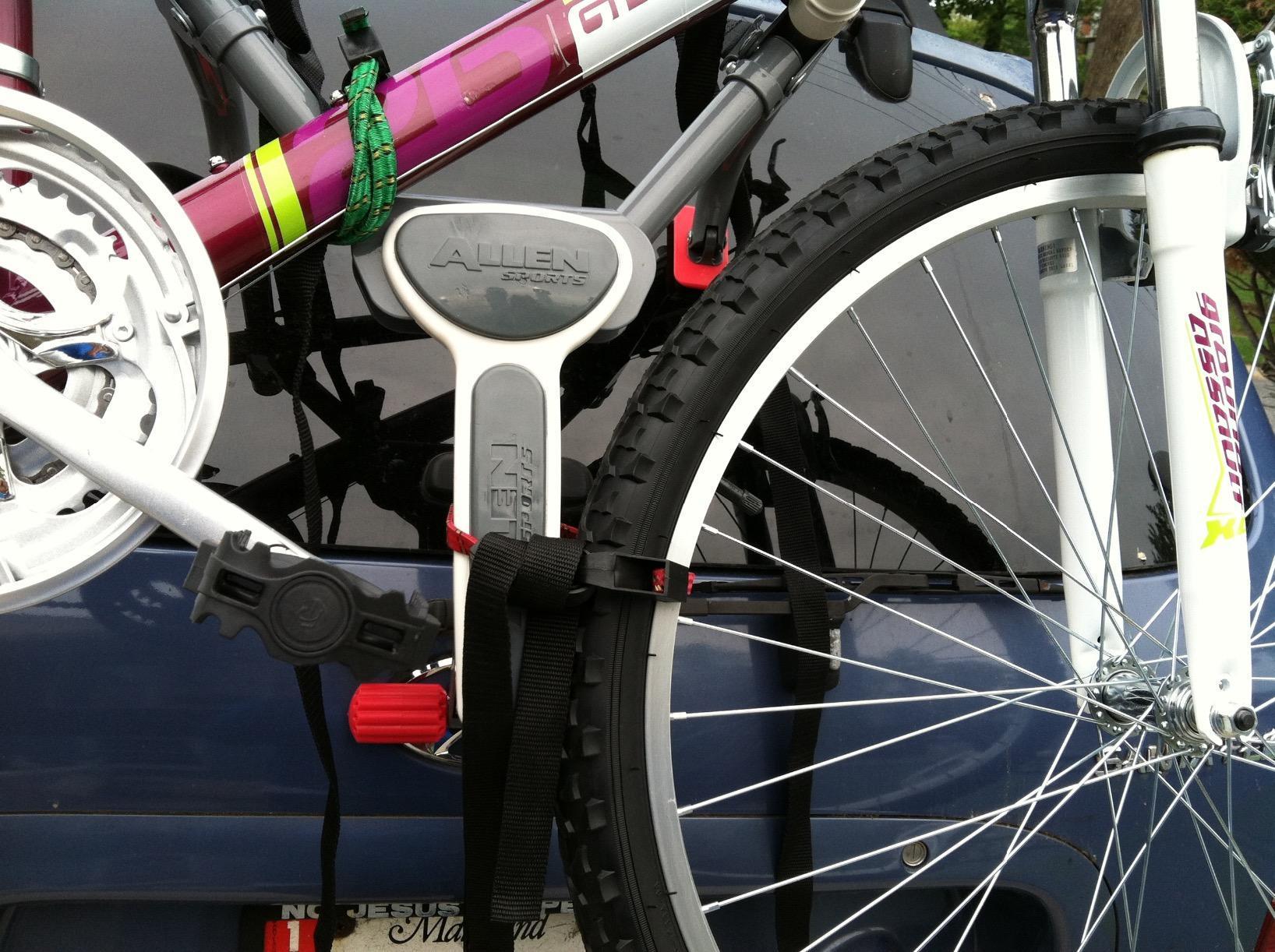 Allen Sports Ultra Compact Folding 2-Bike Trunk Mount Rack, Model MT2-B customer photo 2