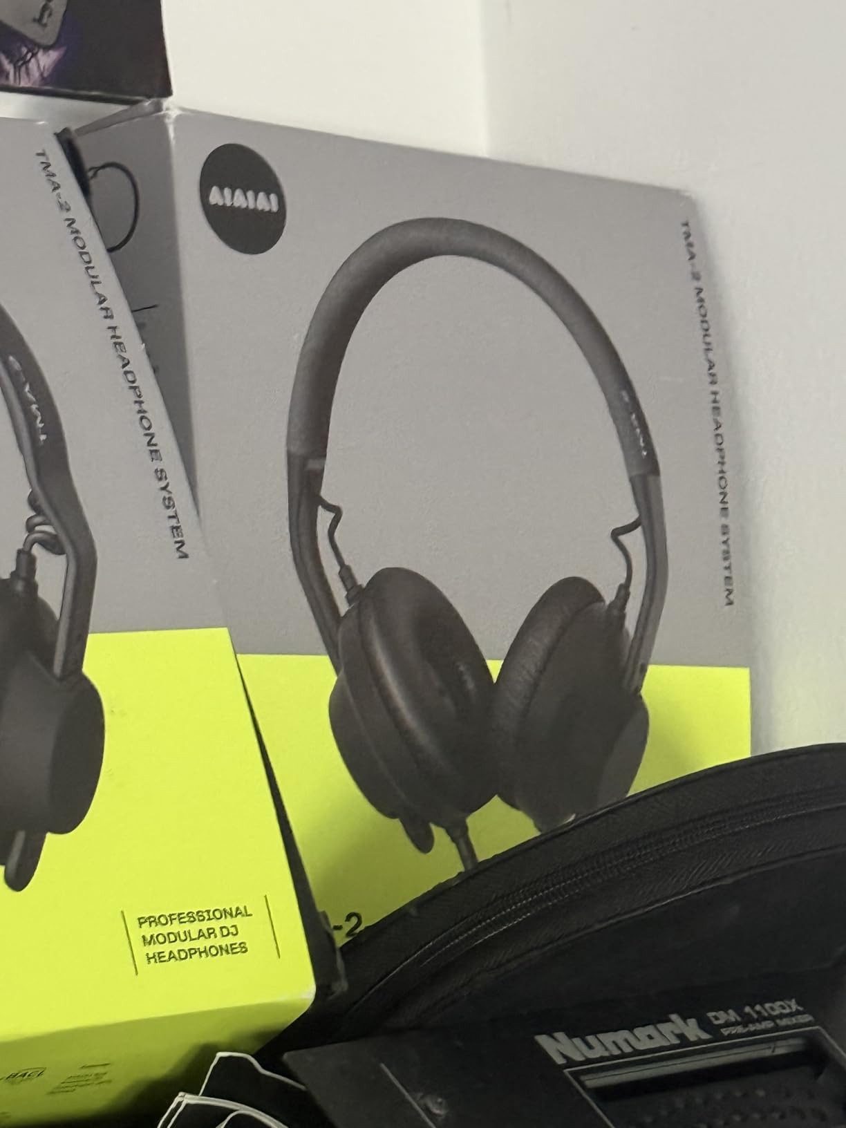 AIAIAI TMA-2 DJ Wired On-Ear DJ Headphones, Punchy Bass, Black, Isolation | 40mm bio-cellulose driver, 3.5mm jack, low distortion, high-isolation Earpads, durable build, modular parts, memory-foam pads customer photo 1