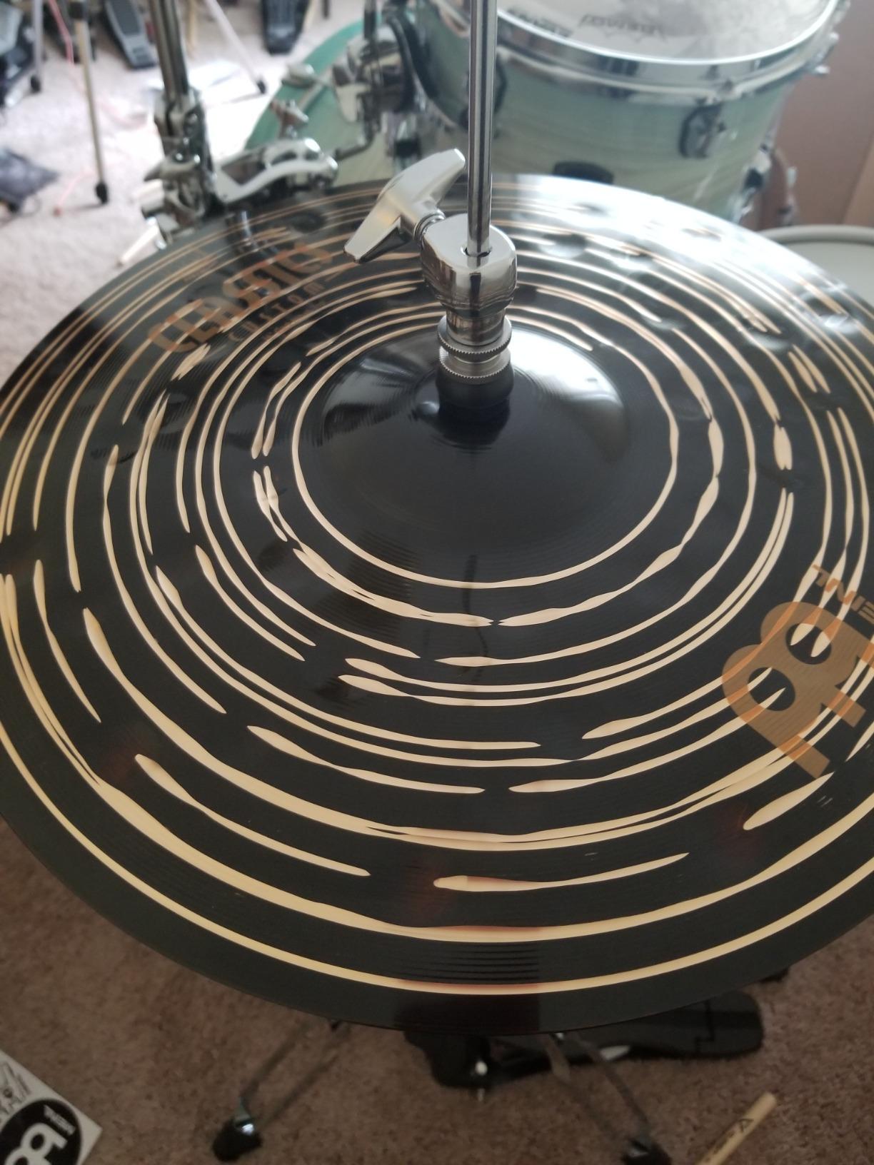 Meinl Cymbal Set Box Pack with 14” Hihats, 20” Ride, 16” Crash, Plus a FREE 18” Crash – Classics Custom Dark – Made In Germany, TWO-YEAR WARRANY (CCD460+18) customer photo 1