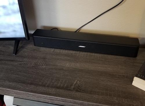 Bose Solo 5 TV Soundbar Sound System with Universal Remote Control, Black customer photo 1