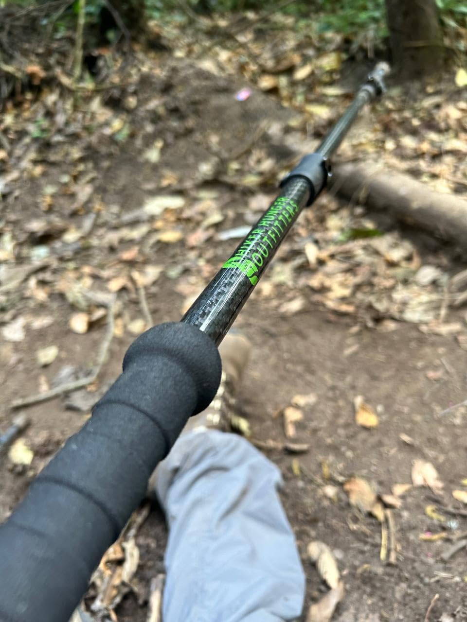 100% Carbon Fiber Trekking Poles by USA Brand - Ultra Strong Lightweight Collapsible Hiking Poles with Cork and EVA Foam Grips & Quick Adjustable Flip Locks customer photo 1